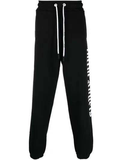 PALM ANGELS LOGO-PRINT DRAWSTRING SWEATPANTS