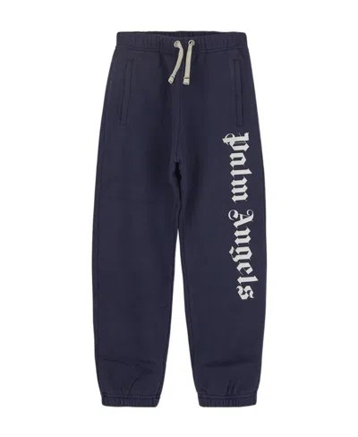 Palm Angels Logo-print Drawstring Track Pants In Black