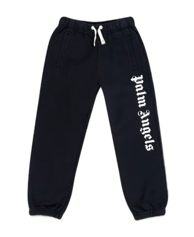 Palm Angels Logo-print Drawstring Track Pants In Black
