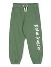Palm Angels Classic Overlogo Sweat Pants In Green
