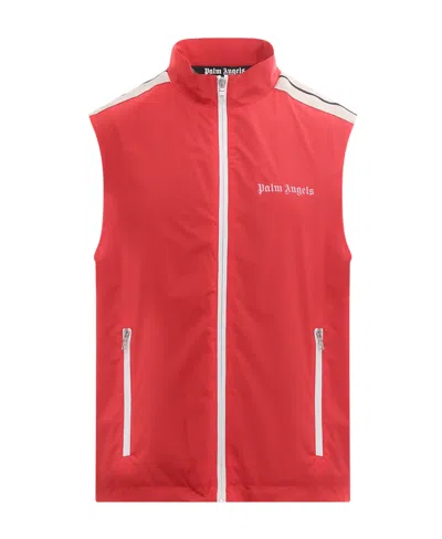 PALM ANGELS LOGO-PRINT GILET