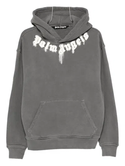 PALM ANGELS LOGO-PRINT HOODIE