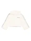 Palm Angels Logo-print Hoodie In Neutrals