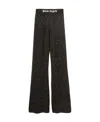 Palm Angels Classic Logo Flared Pants In Black