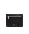 Palm Angels Logo-print Leather Cardholder In Black