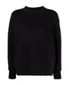 Palm Angels Logo-print Long-sleeve Sweatshirt In Black
