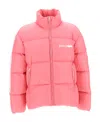 Palm Angels Logo-print Padded Jacket In Pink