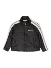 Palm Angels Logo-print Puffer Jacket In Black