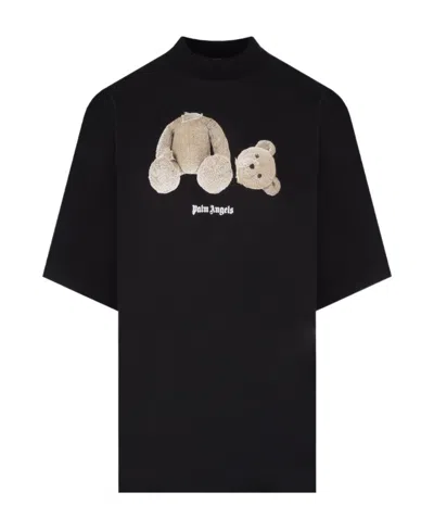 Palm Angels Logo-print Short-sleeve T-shirt In Black