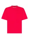 Palm Angels Logo-print Short-sleeved T-shirt In Red