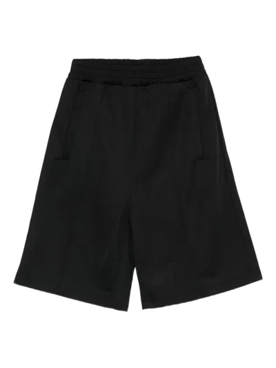 Palm Angels Logo-print Shorts In Black