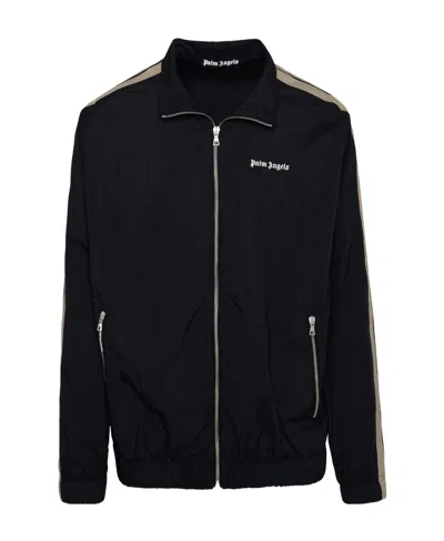 PALM ANGELS PALM ANGELS LOGO DETAILED ZIPPED TRACK JACKET