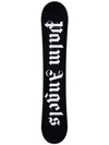 Palm Angels Logo-print Two-tone Ski Board In Schwarz