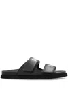 Palm Angels Logo-print Slides In Black