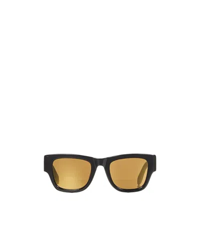 Palm Angels Logo-print Sunglasses In Black