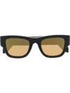 Palm Angels Logo-print Sunglasses In Schwarz