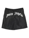 Palm Angels Logo-print Swim Shorts In Black