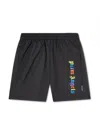 Palm Angels Boys Overlogo Swim Shorts In Black