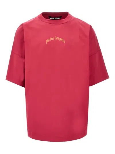 PALM ANGELS LOGO-PRINT T-SHIRT
