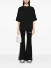 Palm Angels Class Logo Fit Trousers In Black