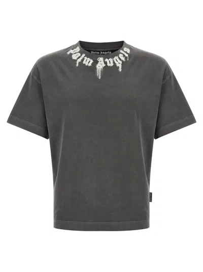 PALM ANGELS LOGO PRINT T-SHIRT
