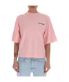 Palm Angels Logo-print T-shirt In Pink