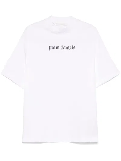 Palm Angels Logo-print T-shirt In White