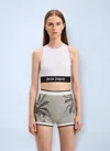 Palm Angels Logo Print Tank Top In White