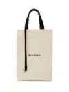Palm Angels Logo-print Tote Bag In Neutrals