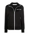 Shop Palm Angels Logo-print Track Jacket In Black