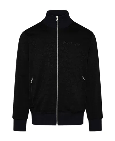 Palm Angels Logo-print Track Jacket In Black
