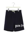 Palm Angels Logo-print Track Pants In Black