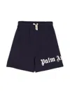 Palm Angels Logo-print Track Pants In Blue