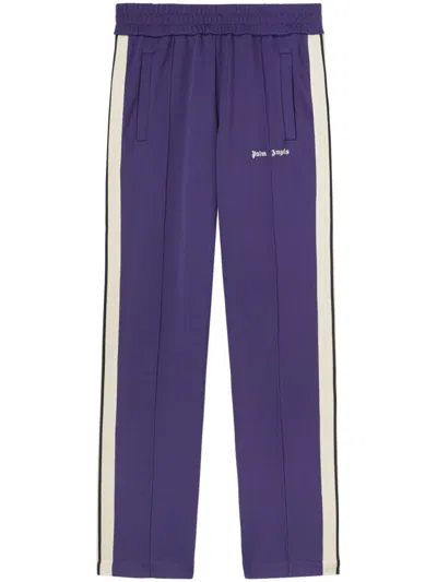 PALM ANGELS LOGO-PRINT TRACK PANTS