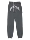 Palm Angels Logo-print Track Pants In Gray