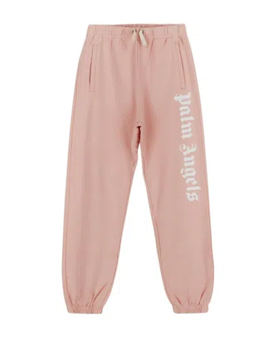 Palm Angels Logo-print Track Pants In Nude