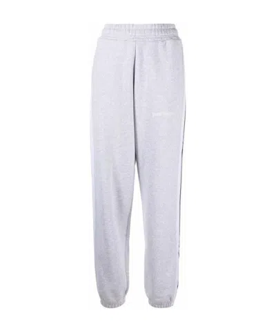 Palm Angels Logo-print Track Pants In White