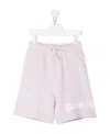 Palm Angels Logo-print Track Shorts In Purple