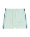 Palm Angels Logo-print Track Shorts In White