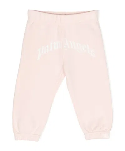 Palm Angels Logo-print Track Trousers In Pink
