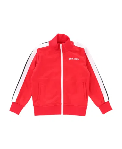 Palm Angels Logo-print Tracksuit Jacket In Red
