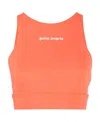 Palm Angels Logo-print Training Top In Orange