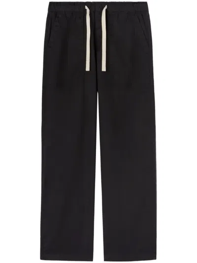 Palm Angels Wide Legged Travel Pants For Comfortable In Black