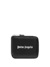 Palm Angels Classic Logo Zip Around In 黑色