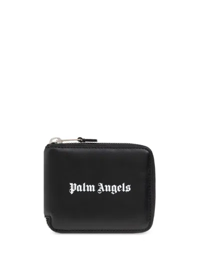 Palm Angels Classic Logo Zip Around In Multicolor