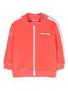 Palm Angels Logo-print Zip-fastening Jacket In 橘色