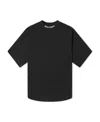 Palm Angels Mens Black White Classic Logo-print Cotton-jersey T-shirt M In Black