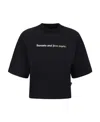Palm Angels Cotton T-shirt In Black