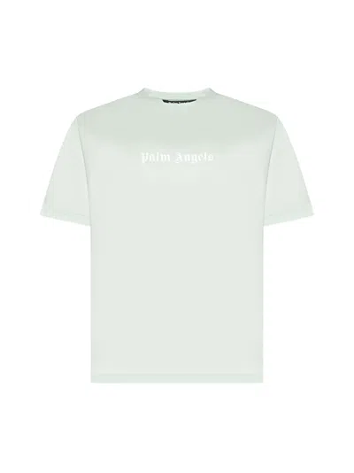 Palm Angels Logo Printed Crewneck T-shirt In Multi