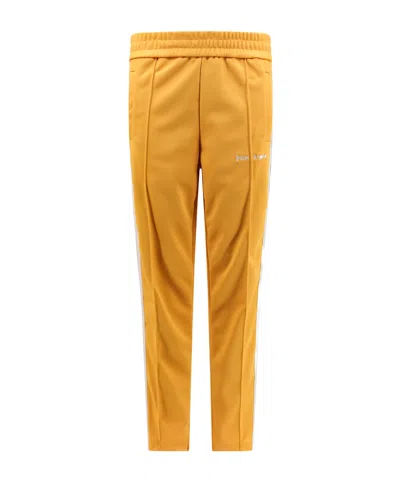 Palm Angels Logo-printed Elasticated Waist Track Pants In Orange